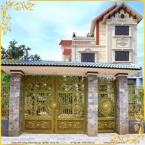 Công trình cổng nhôm đúc Bà Rịa Vũng Tàu