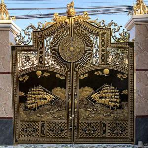 Công trình cổng nhôm đúc Thuận Buồm Xuôi Gió nhà Chú Nghiều - Trảng Bom - Đồng Nai
