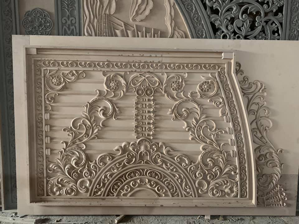 mẫu cổng gỗ cắt CNC