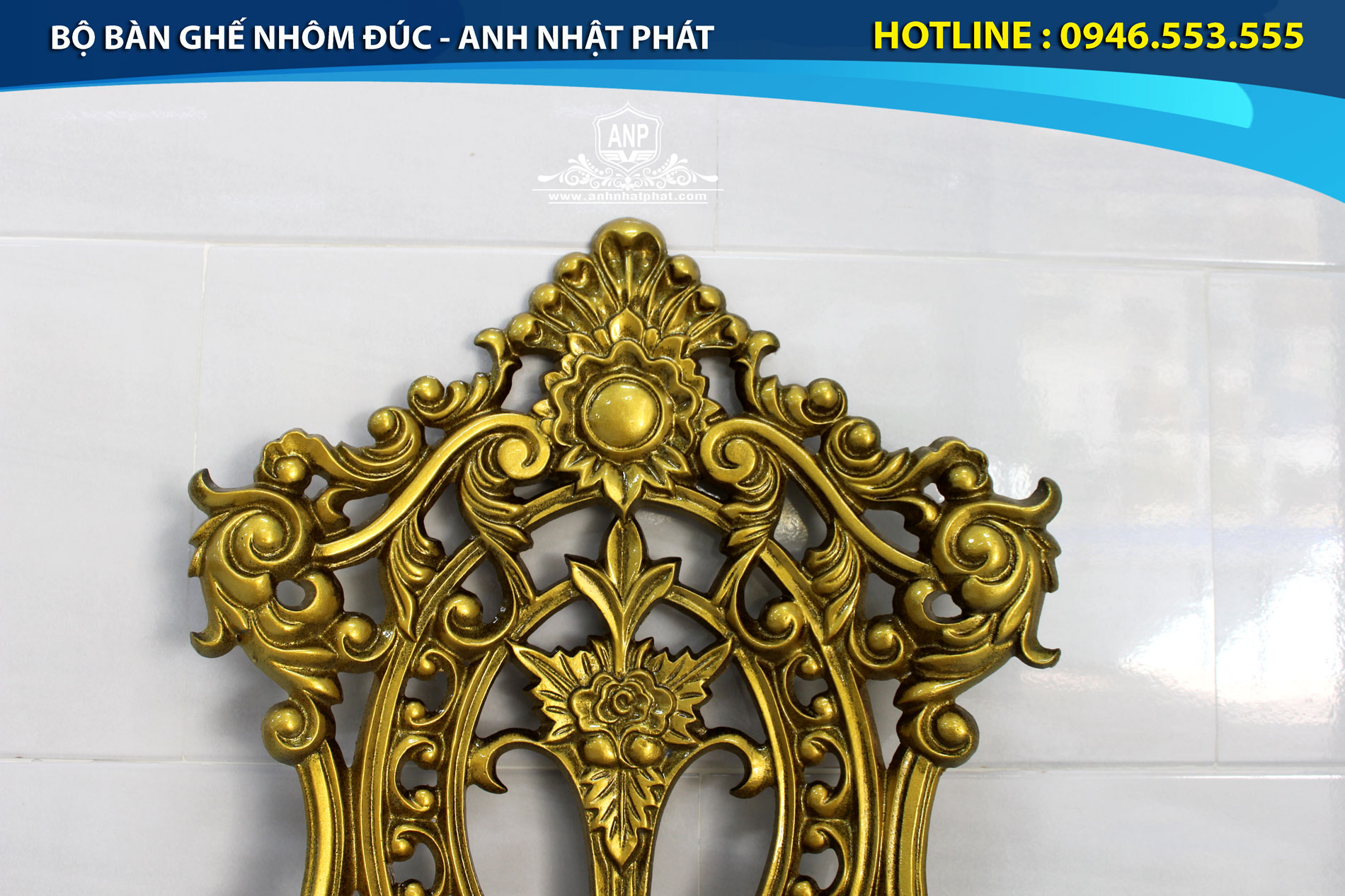 bàn ghế nhôm đúc