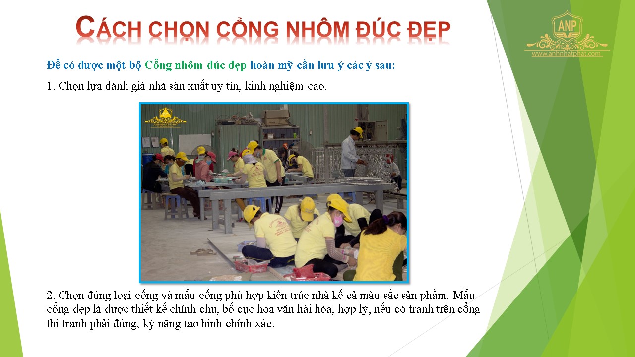 cổng nhôm đúc