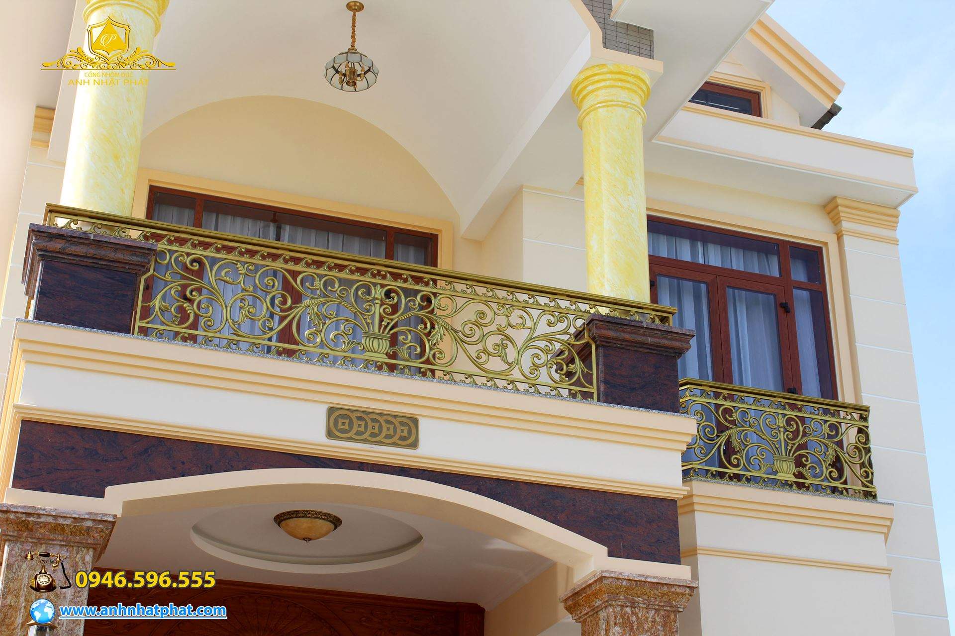 Cổng nhôm đúc phường Tam Hiệp Biên Hòa