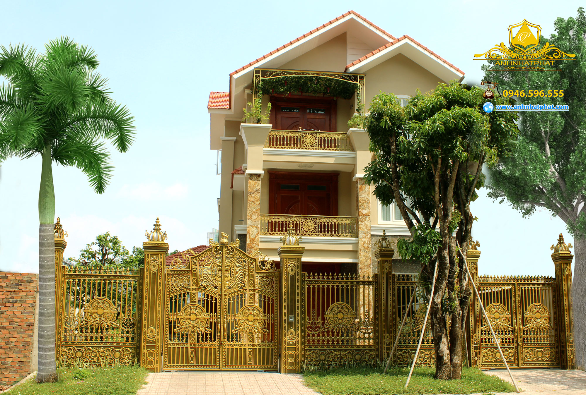 báo giá cổng nhôm đúc