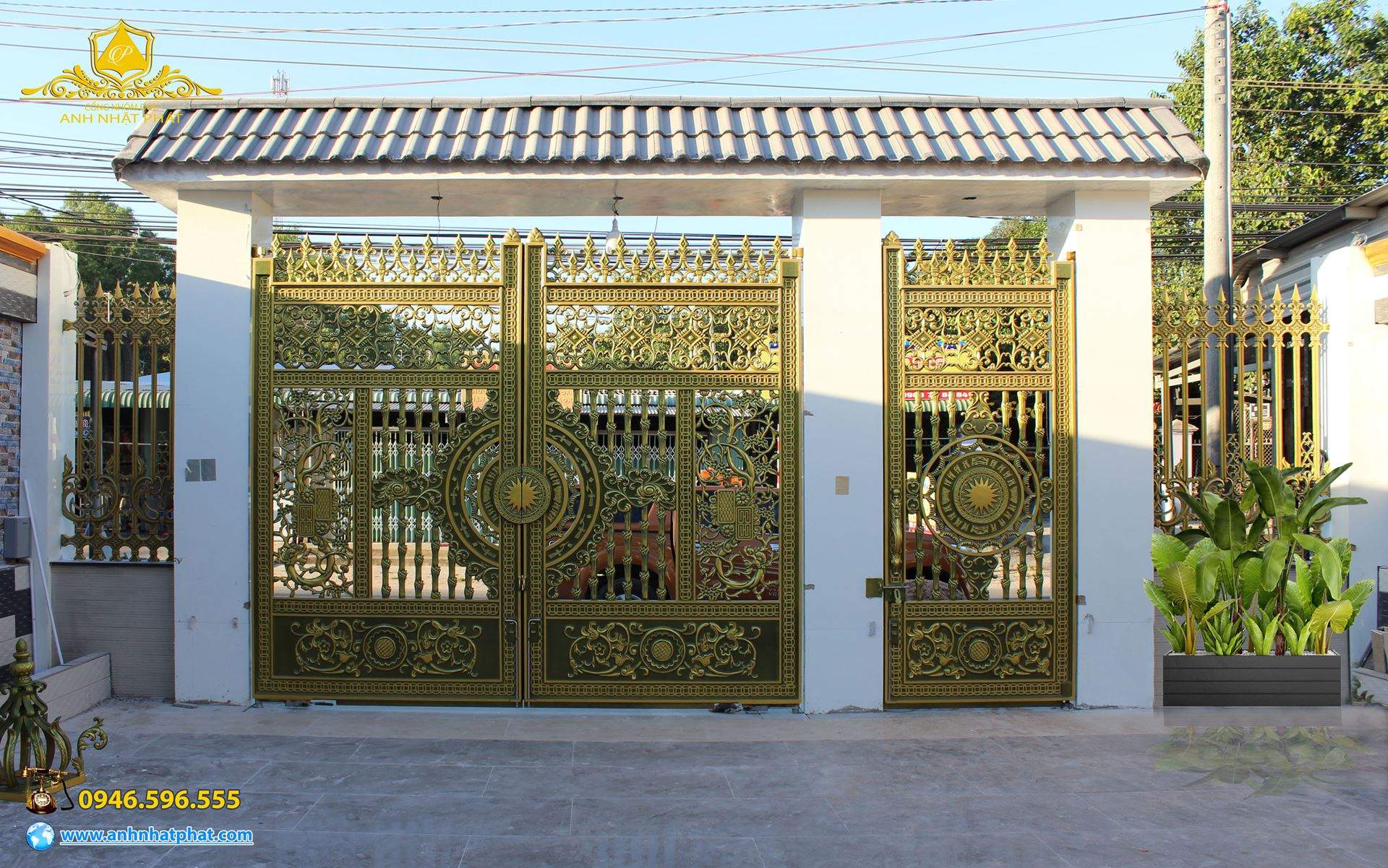 báo giá cổng nhôm đúc
