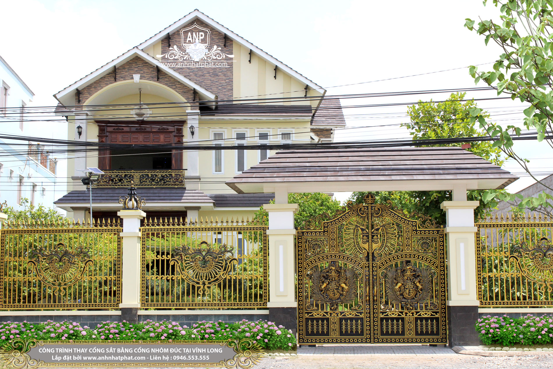 cửa cổng biệt thự đẹp