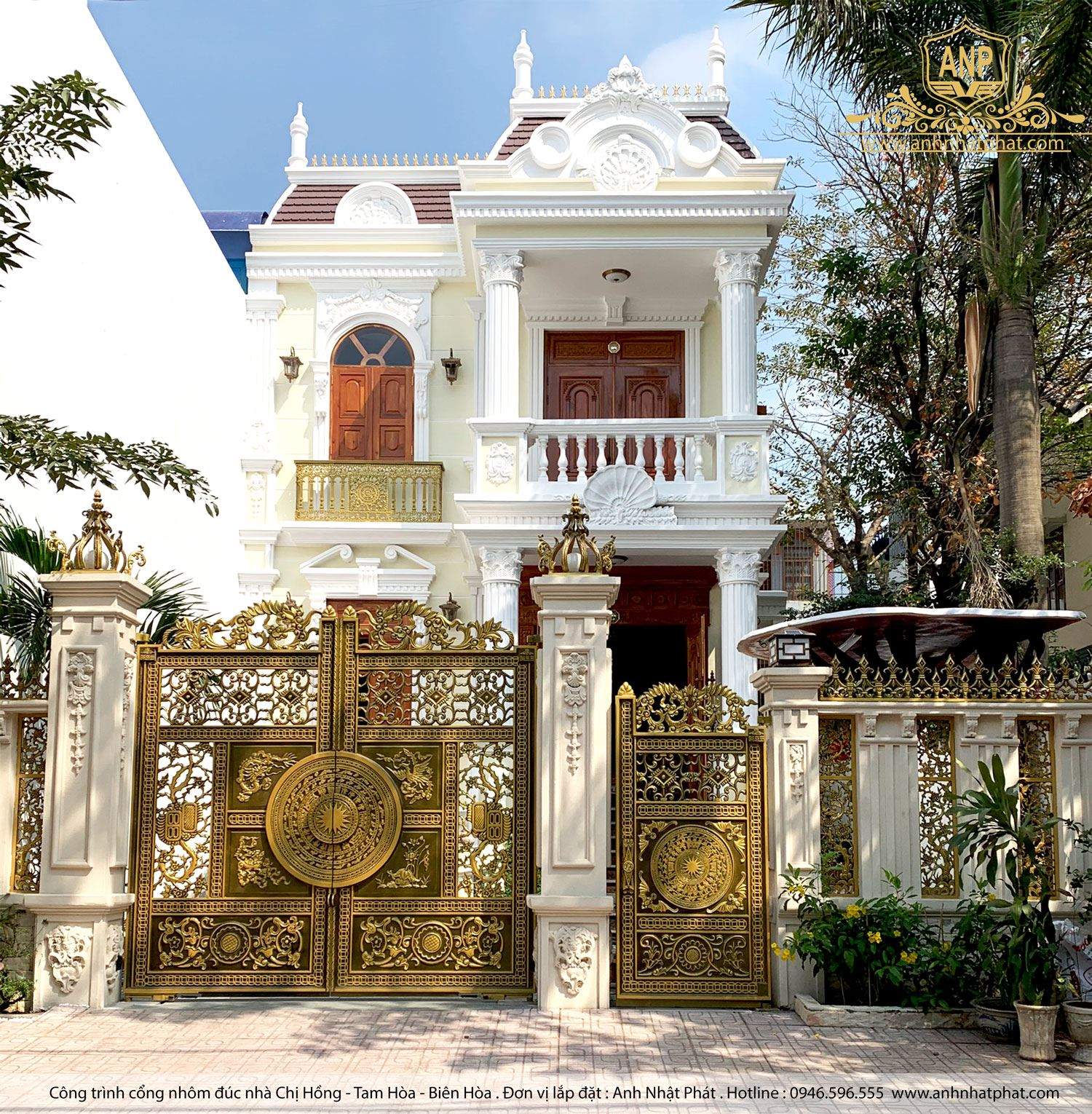 báo giá cổng nhôm đúc